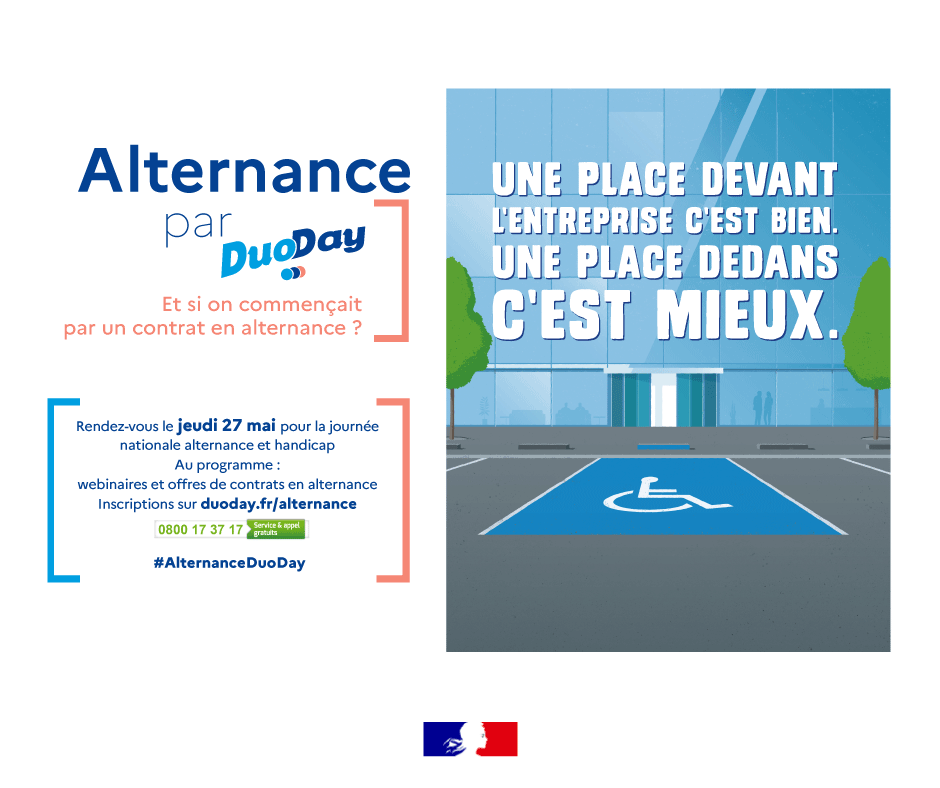 Affiche Alternance par DuoDay
