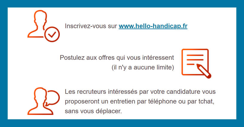 Inscription Hello Handicap